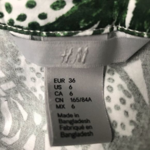 H&M Summer Dress Off-shoulder Sz 6 - Picture 5 of 9